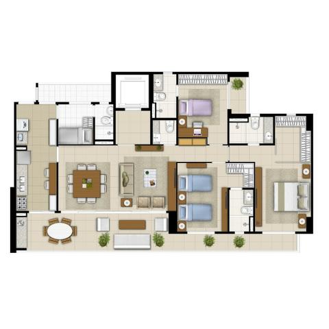Imperator Residence, 138m2 e 145m2, 3 Suítes, DCE, 3 Vagas. Preços e Condições Especiais - Foto 19