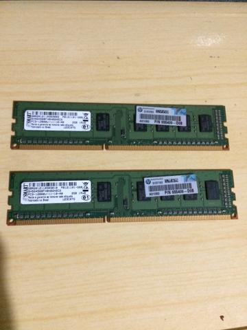 Memorias DDR3 2x 2GB AS DUAS POR 60