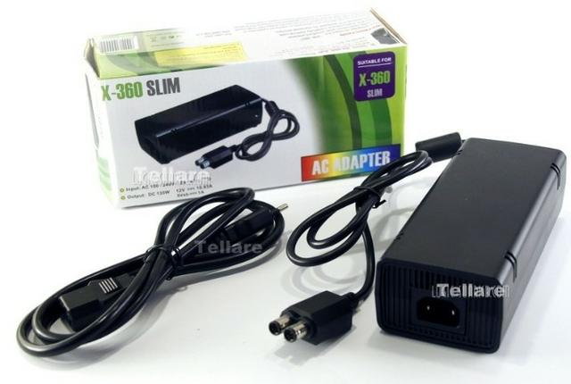 Fonte Para X-Box 2 Pinos Slim (Fazemos Entregas a Domicílio)