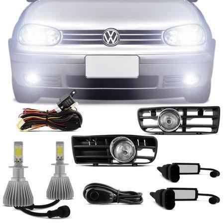 Farol de milha completo Golf sapão + super Leds novo