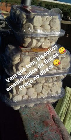 Biscoitos de flocos