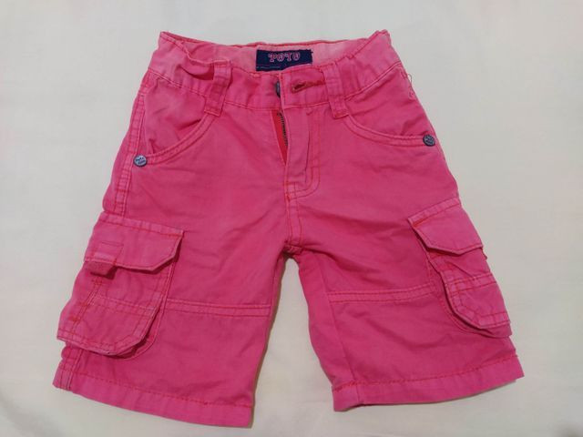 Camisas e bermuda tamanho 3