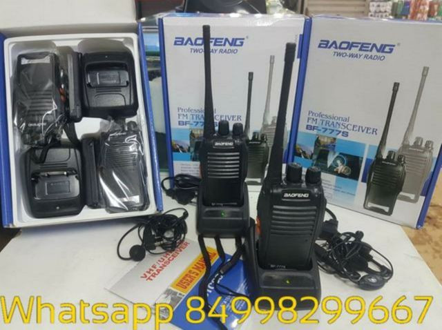 Rádio Comunicador Walk Talk Baofeng 777s 4km em ária aberta