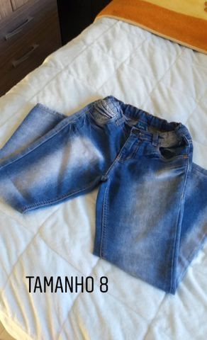 Calças jeans infantil menino TAM 6,8 e 10. Preço acessível - Foto 3