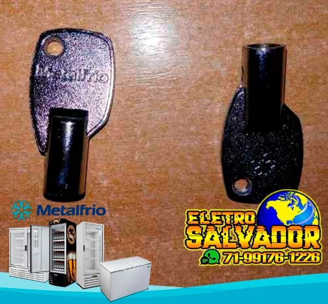 Chave P/ Freezer Horizontal Metalfrio Da550 Da420 Da302 Nova e Original - Foto 2