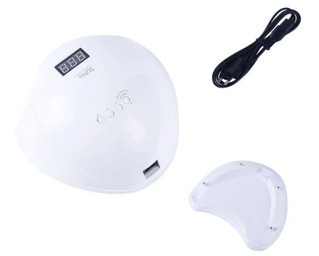 Cabine Sun 5 48w Branca Bivolt Uv/led Timer Digital Unhas - Foto 3