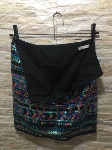 Mini Saia com em Paetês - Foto 2