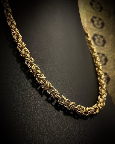 Corrente 58,9 gramas em ouro 18k Raridade !!! - Foto 2