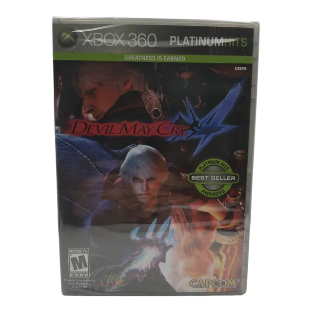 Jogo Devil May Cry 4 Xbox 360 Lacrado Platinum Hits..Plataforma