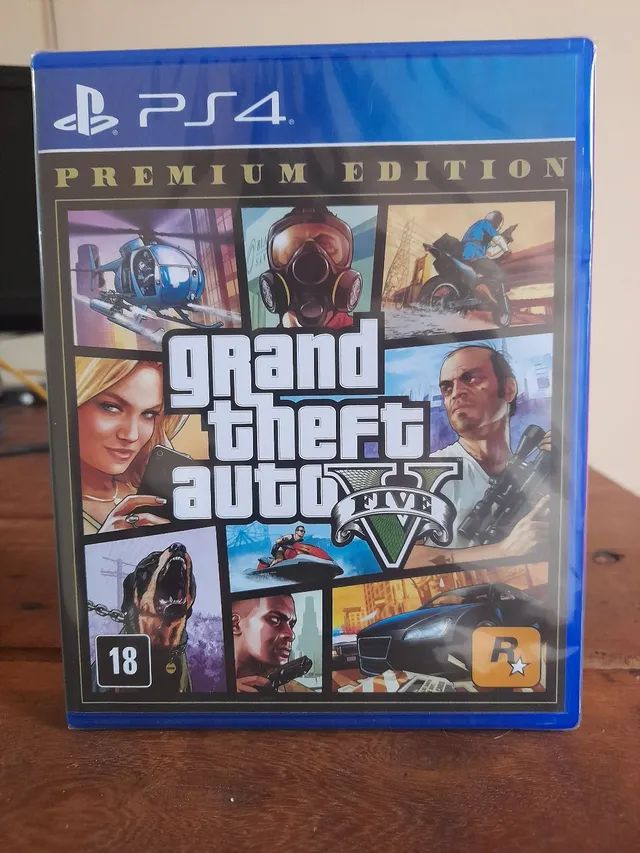Grand Theft Auto V GTA V Premium Edition - Jogo PS4 - Games & Toys