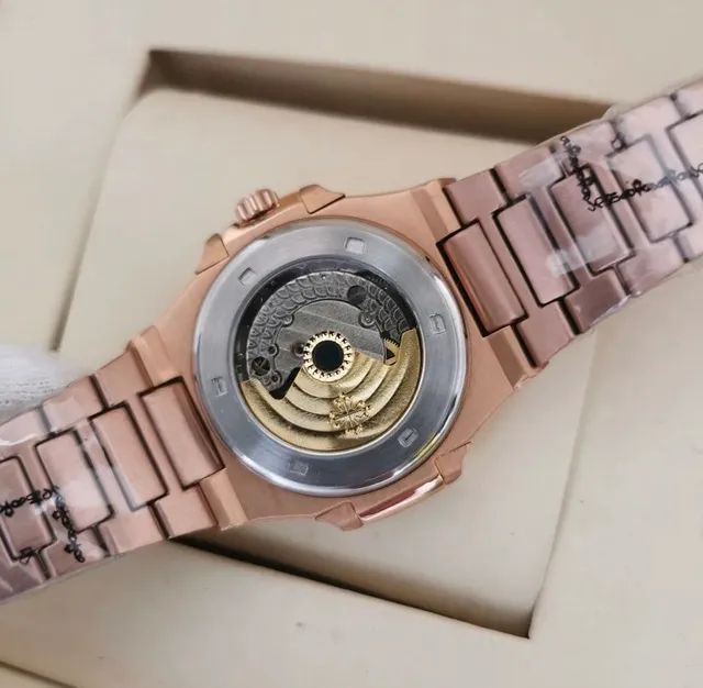 Relógio Patek Philippe Nautilus Rose Automatico  - Foto 5