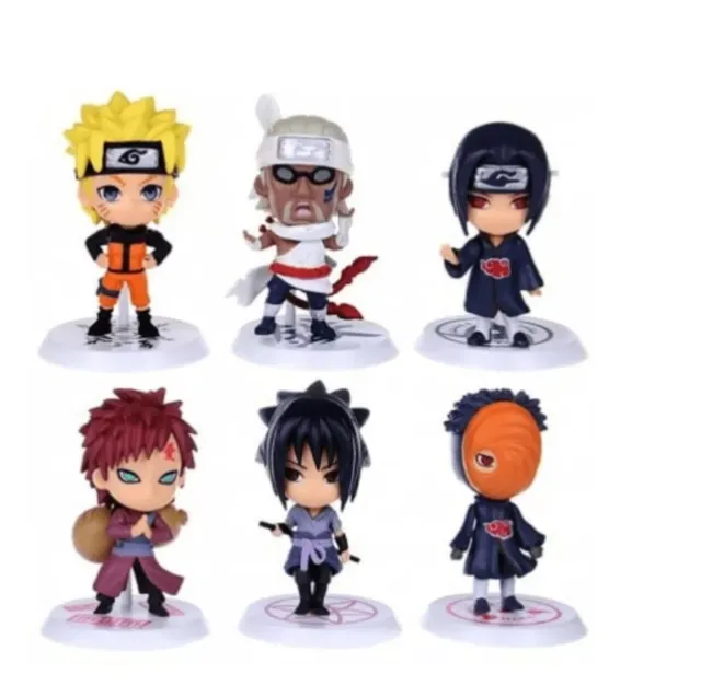 Naruto Colection Miniaturas De Coleção Minifigure De Ação Bonecos Kakashi  Hinata Gaara Itachi Sasuke Sakura Jyraia 