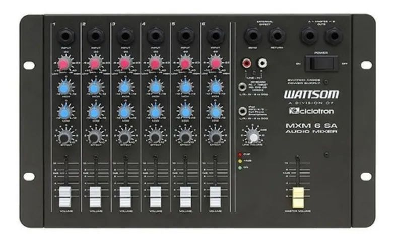 Mesa De Som Wattsom Mxm 6sa-500