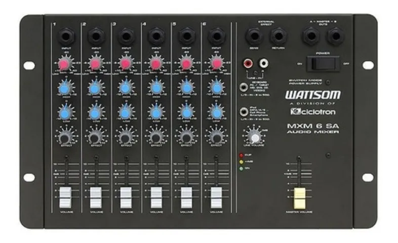 Mesa De Som Wattsom Mxm 6sa-500