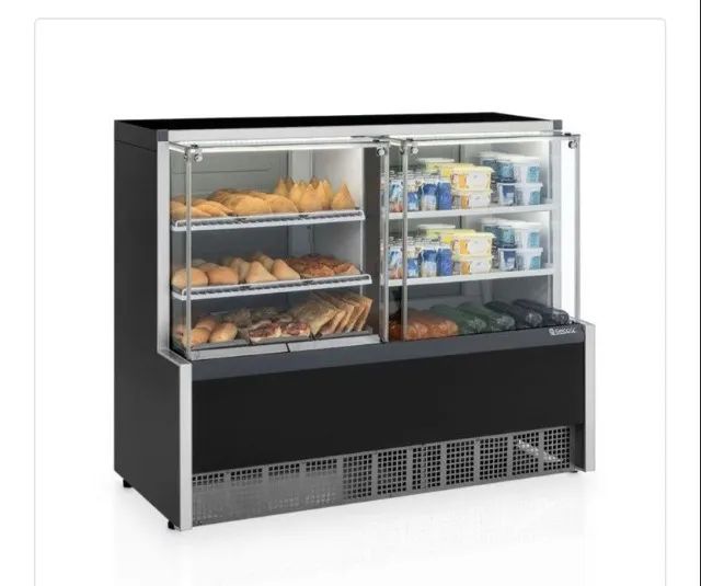 Vitrine dupla quente e fria* Gelopar 