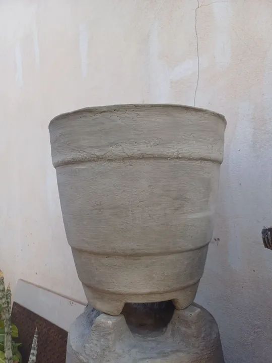 Vaso grande concreto novo retirar ribeirao preto não entrego  - Foto 2