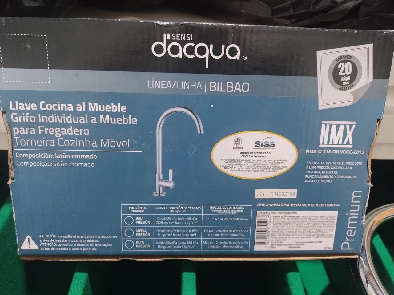 Torneira para Cozinha com Bica Alta Cromada - Nova - Foto 3