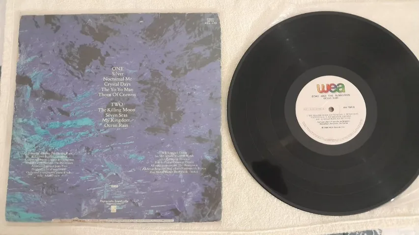 LP ECHO & THE BUNNYMEN - OCEAN RAIN - ANO 1984
