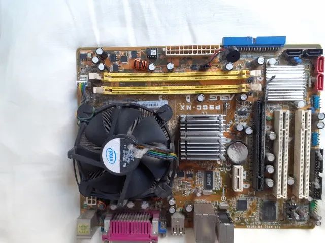 Intel Core 2 Duo 2,6GHz + ASUS P5GC-MX (Senha da BIOS perdida) - Foto 2