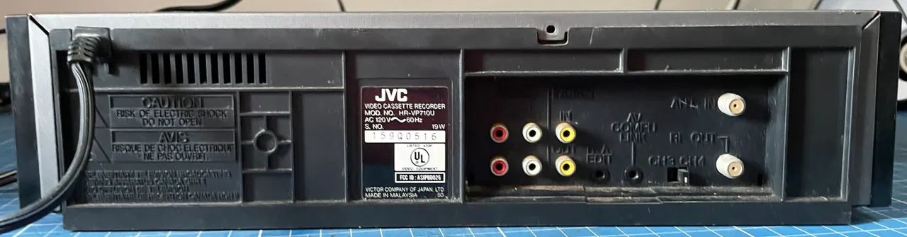 Videocassete Vintage Jvc HR-VP710U 110V - Foto 2
