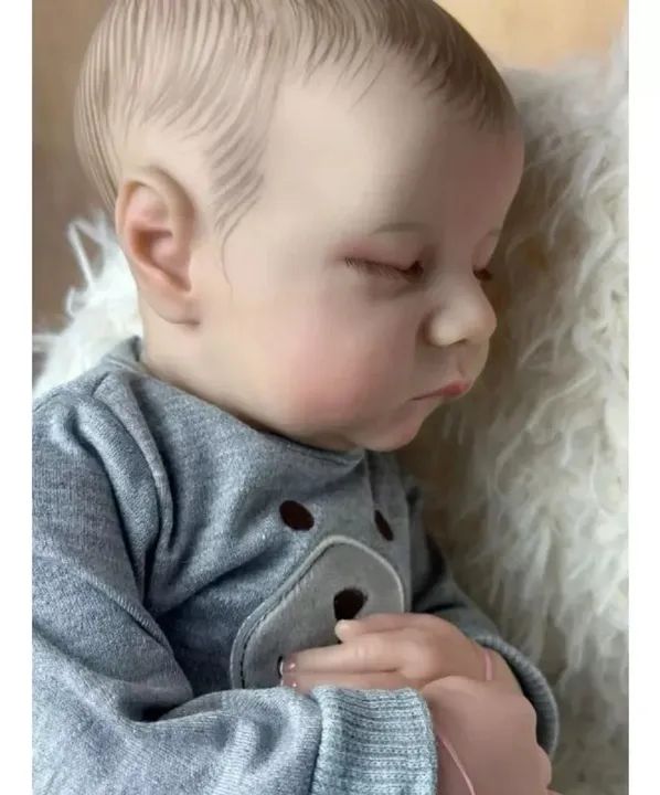 Rosto Pintado A Mão! Baby Reborn Realista Boneco Bebê Novo - Foto 5
