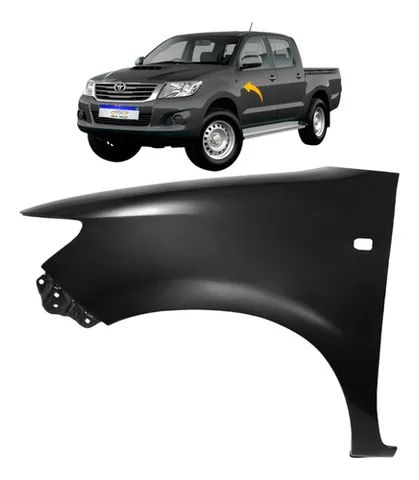Paralama Toyota Hilux 2012 2013 2014 2015 Furo Pisca Le Novo