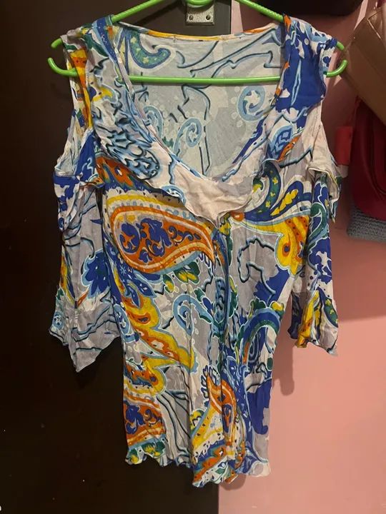 Blusa colorida TAM M 
