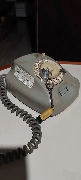 Antigo telefone de discar Siemens - Foto 5