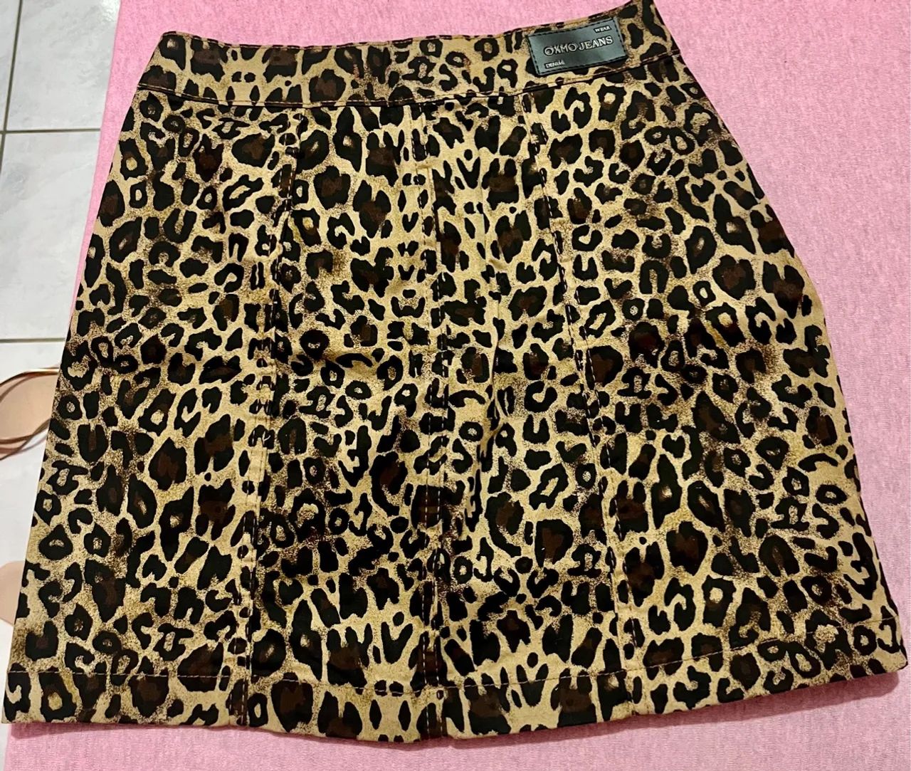 Saia Jeans animal print  - Foto 2
