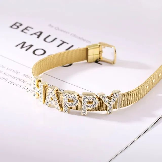 Pulseira bracelete reflexions em malha de aço  - Foto 4