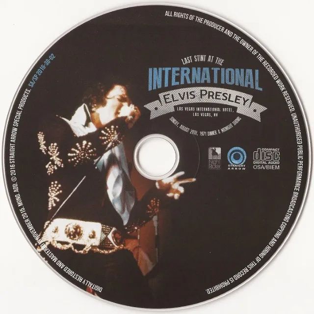 Cd Elvis Last Stint At The International - Foto 2