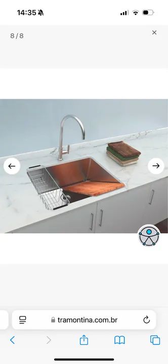 Cuba quadrada Tramontina 92L - Foto 2