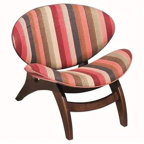 KIT com 3 Poltronas Decorativas Miller Pérola Imbuia