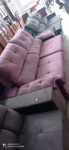 SOFÁ NOVO, RECLINÁVEL E RETRÁTIL 