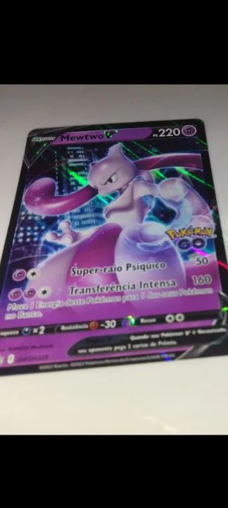 Carta Pokémon Mewtwo - Super Raro