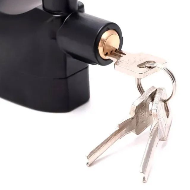 Cadeado Antifurto com Alarme [Preto] entregue pela olxpay - Foto 4