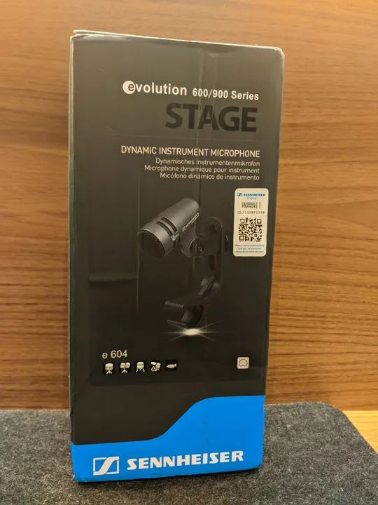 Microfone Sennheiser E 604 - Novo - Foto 3