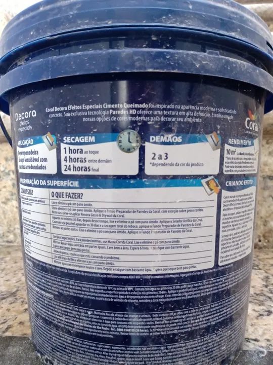 tinta cimento queimado