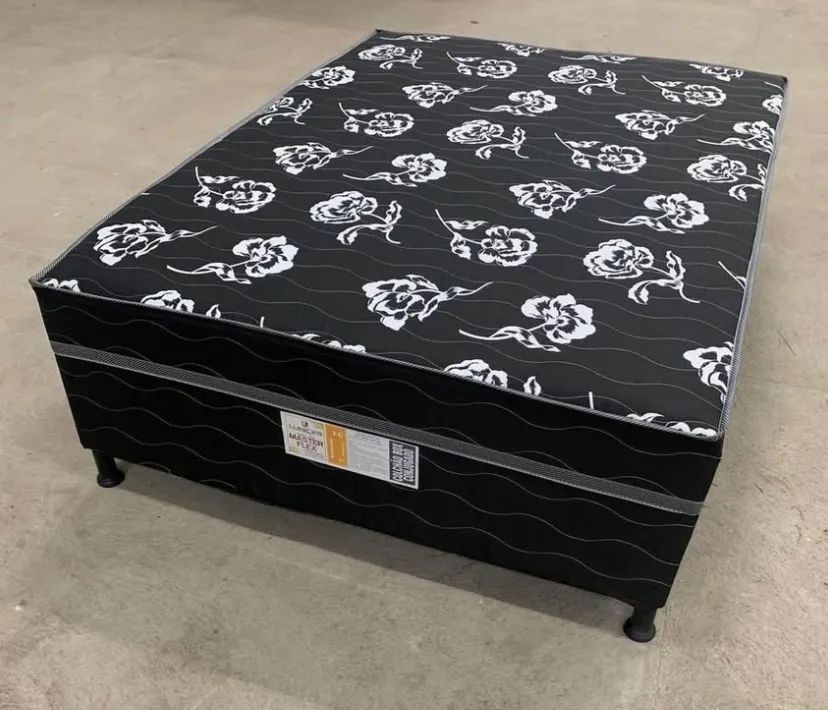 MEGA PROMOÇÃO CAMA BOX CASAL 5CM ESPUMA