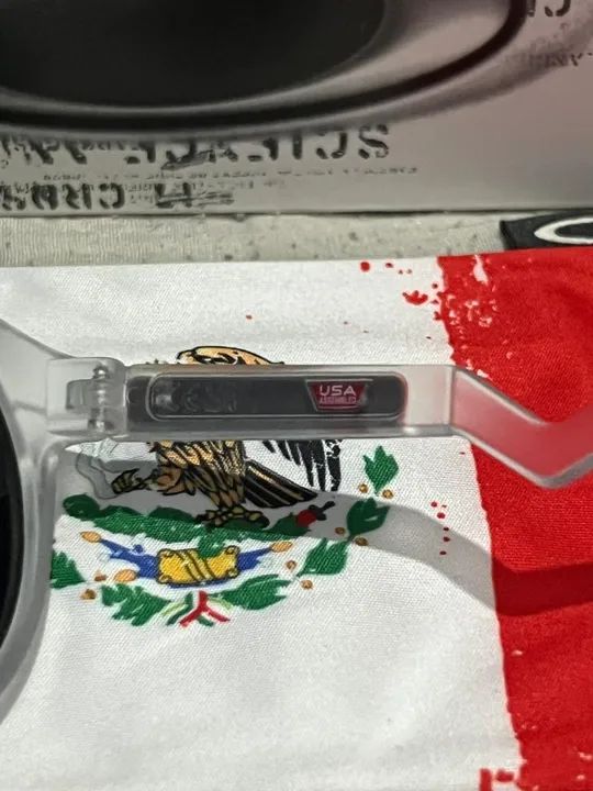 Óculos De Sol Oakley Hstn Matte Clear/Prizm Black - Foto 4