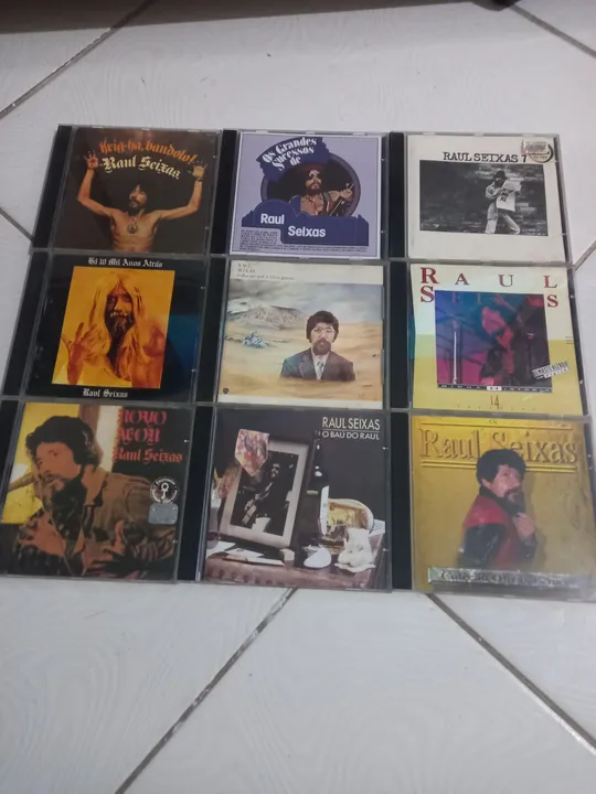 Coleção de álbuns do Raul Seixas