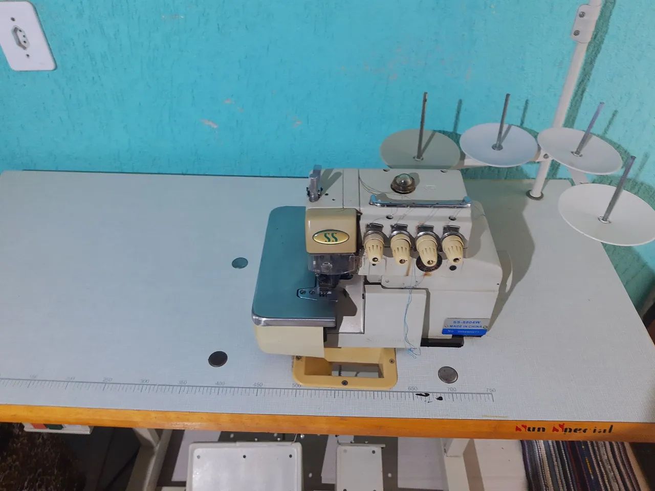 Máquina de costura industrial ponto cadeia  - Foto 2