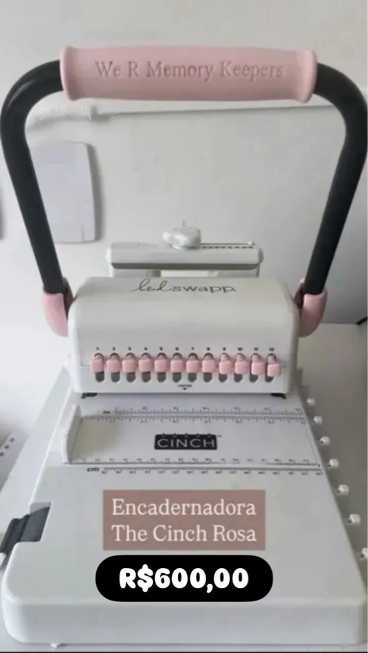 Encadernadora The Cinch Rosa