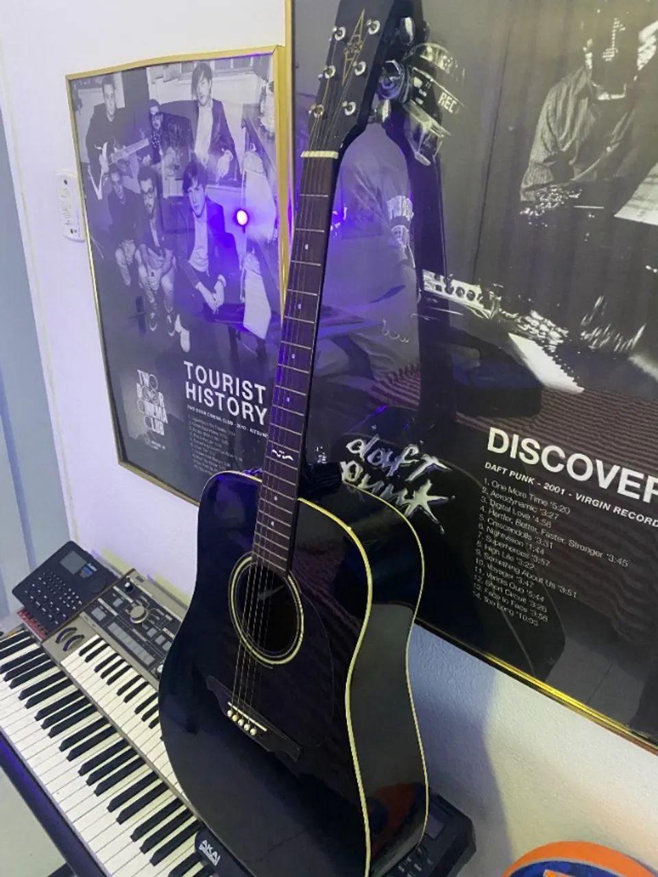 Violão Eletro-acustico Alvarez Regent 5212 Black Korea