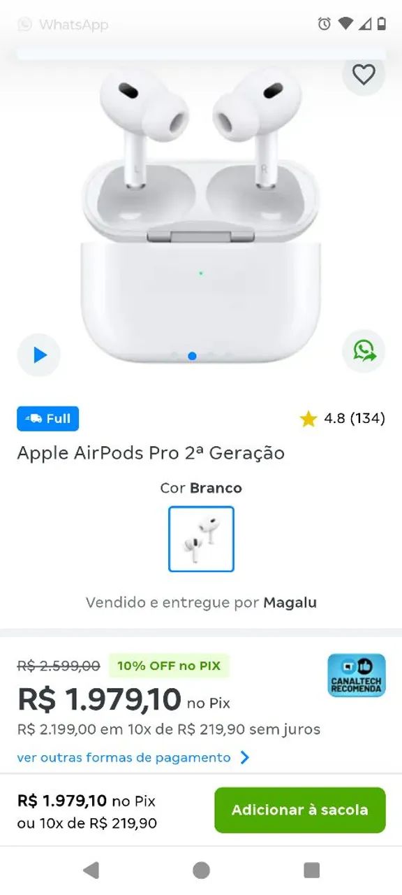 AirPods Pro - Novo  - Foto 4
