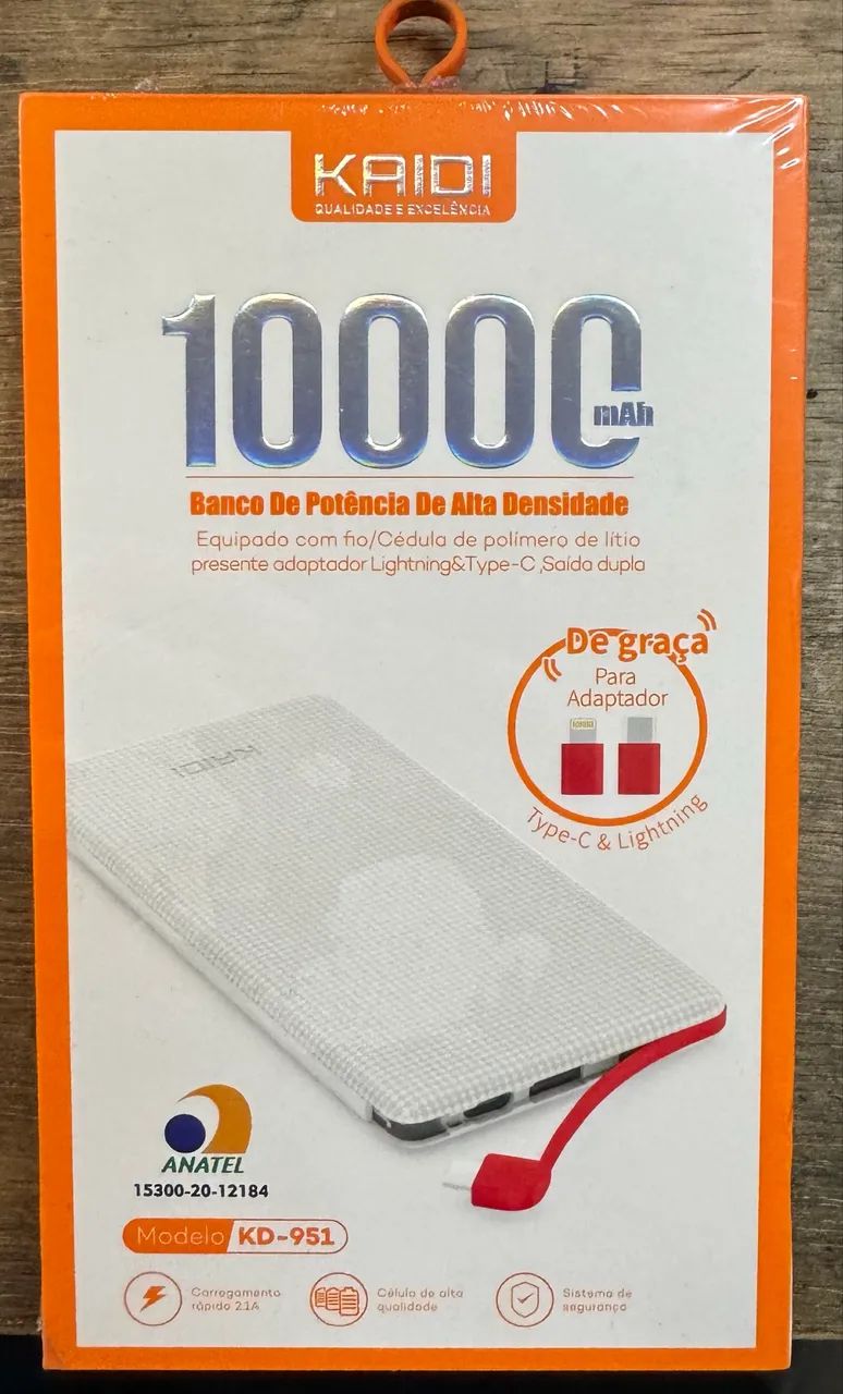Power Bank Kaidi 10000mAh