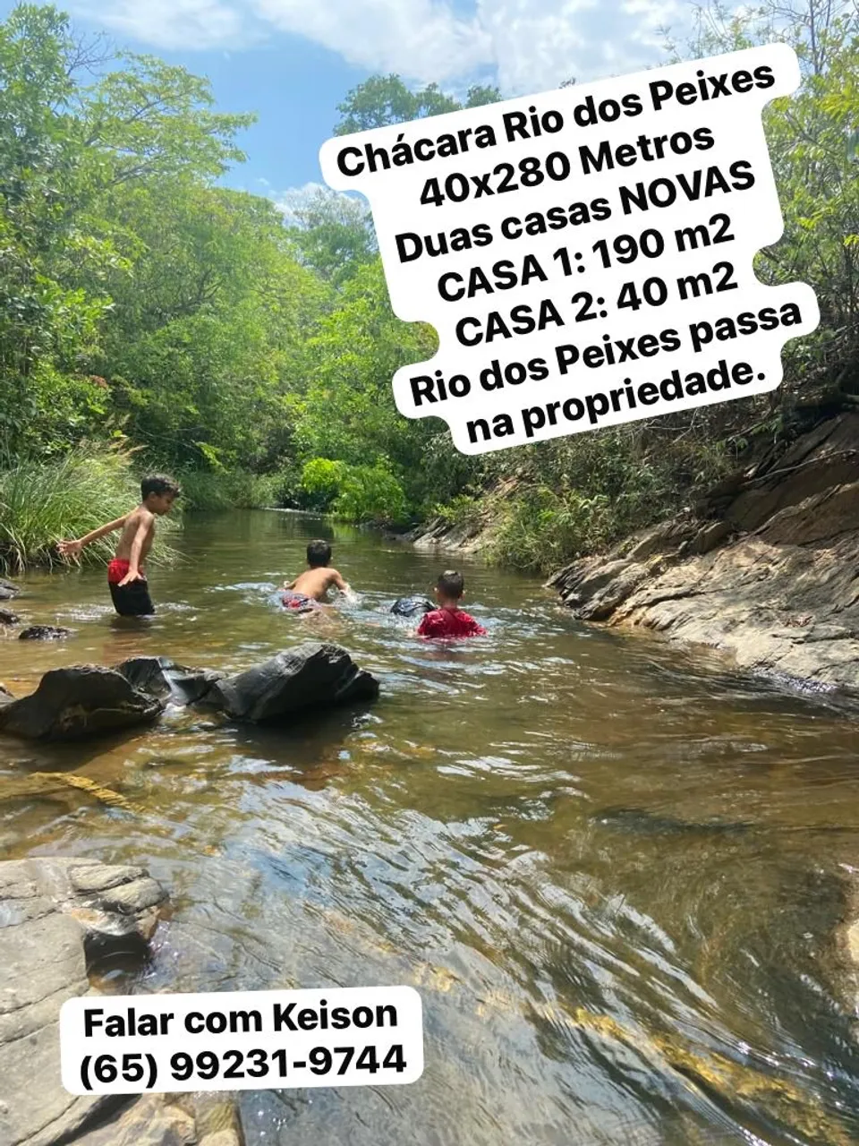 Chácara no Rio dos Peixes