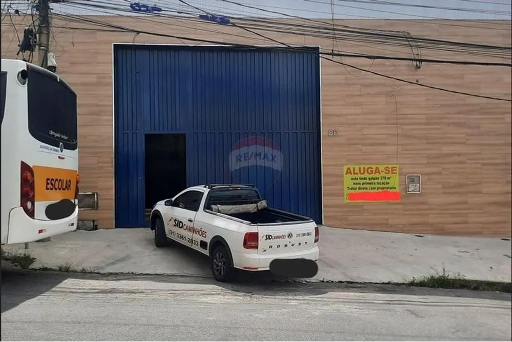 Aluguel Galpão Industrial Bairro Santa Cruz - Betim, MG - 378m²