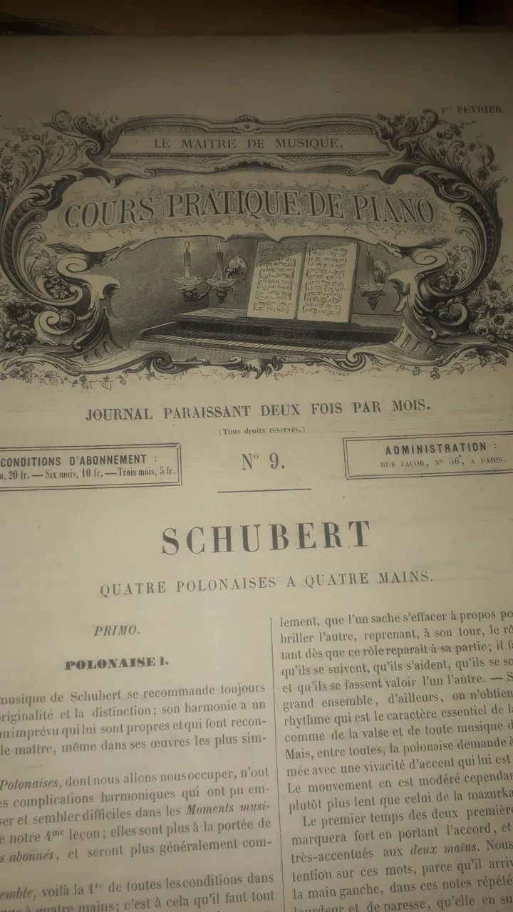 Livro Antigo Le Maître de Musique - Foto 5