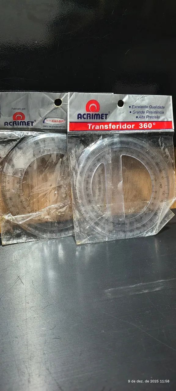 2 TRANSFERIDORES 360° - MARCA ACRIMET